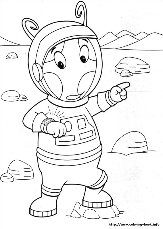 Plansa de colorat cu The Backyardigans 69 69